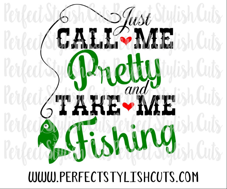 Download Take Me Fishing SVG DXF EPS png Files for Cutting Machines