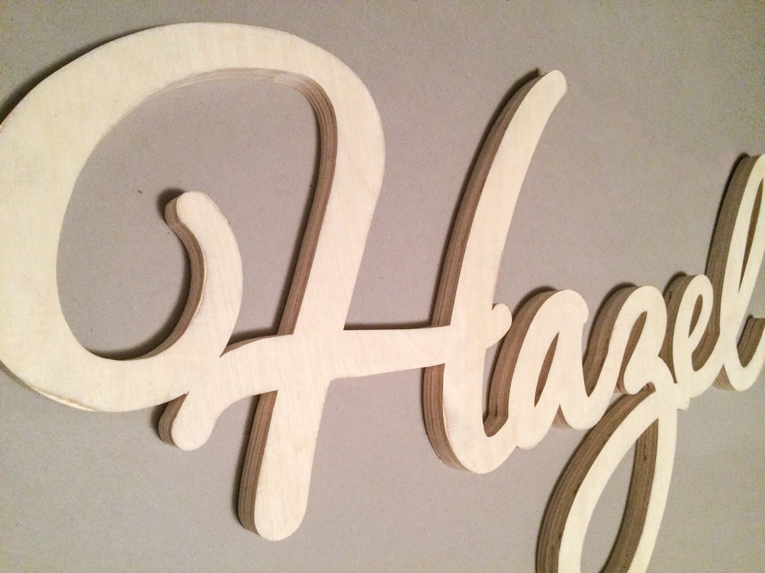 DIY Wooden Name Sign Unfinished Nursery Decor by GurawoodDesigns