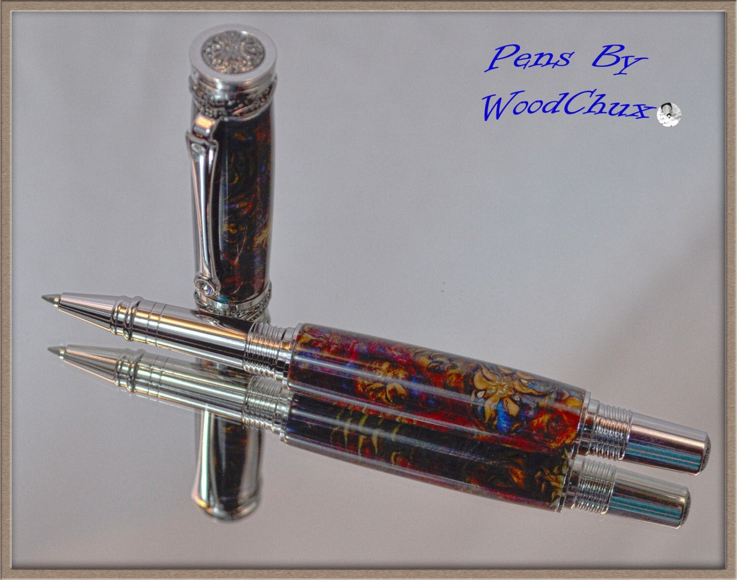 579 Capo Sotto Handmade Mini Pine Cone Writing Rollerball Pen