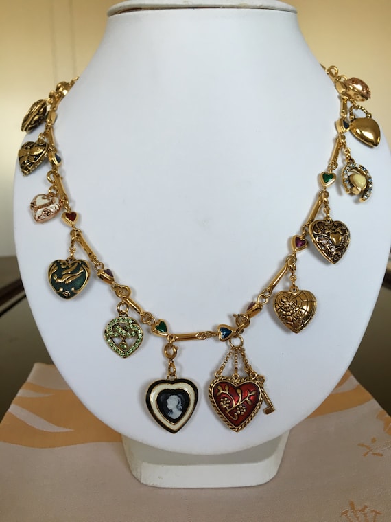 Heart Charm Necklace Joan Rivers Classics Collection