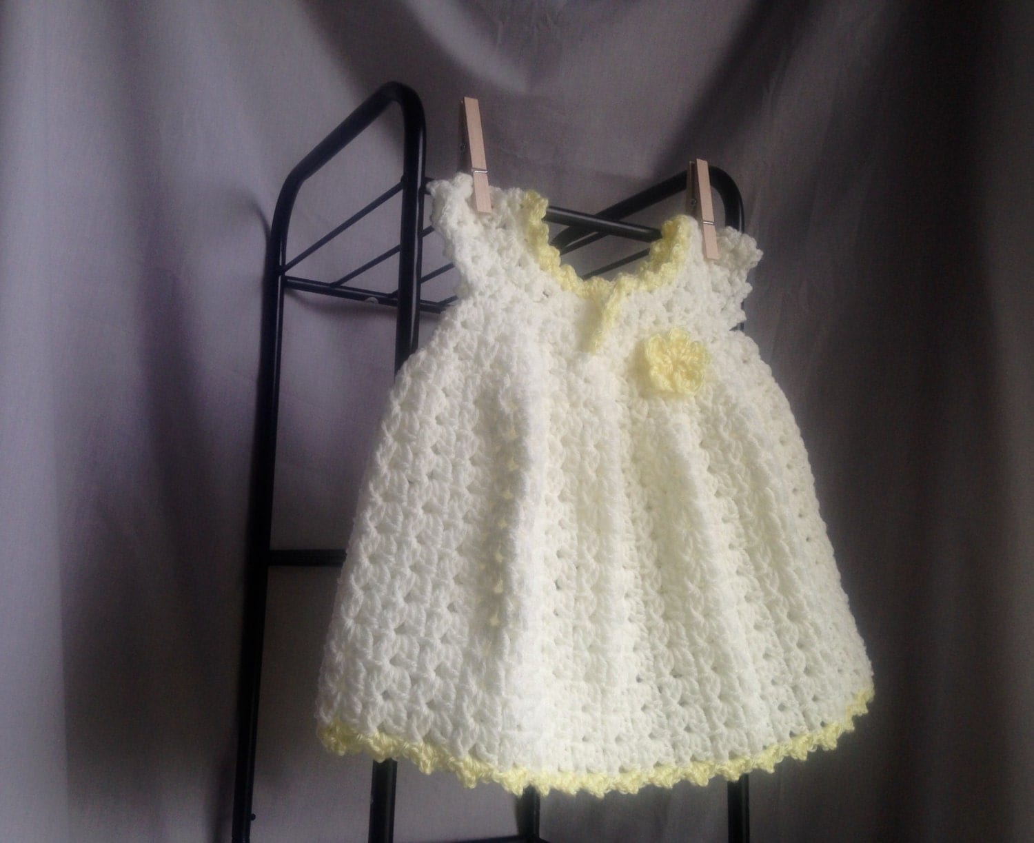 Crochet PATTERN baby dress crochet pattern easy baby dress