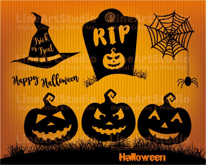 Download Happy Halloween Theme SVG Files - SVG Cutting Files ...