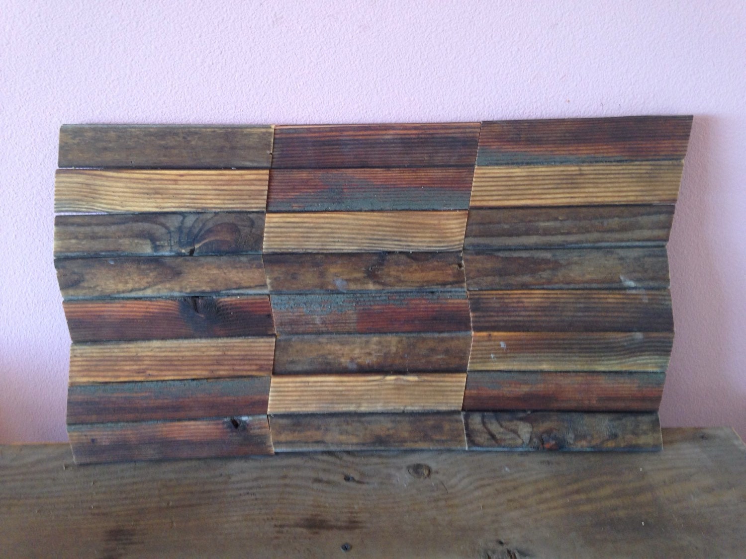 Vintage Lath Wall Hanging by BarnwoodByTom on Etsy