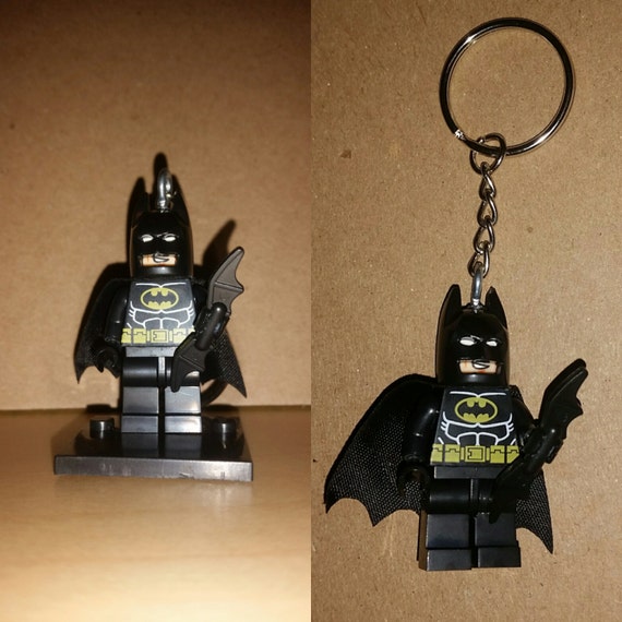 Lego Keychain Batman by simplifynecessity on Etsy