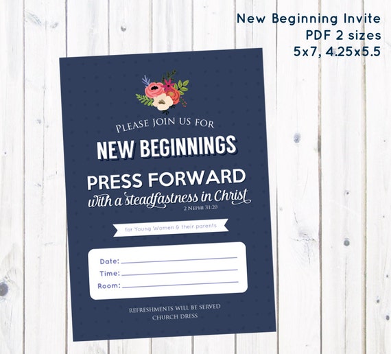 New Beginnings Invitations 4