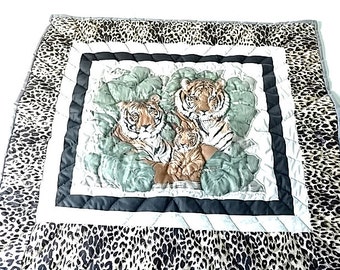 Amish Quilted Tiger Wall Hanging  HB132