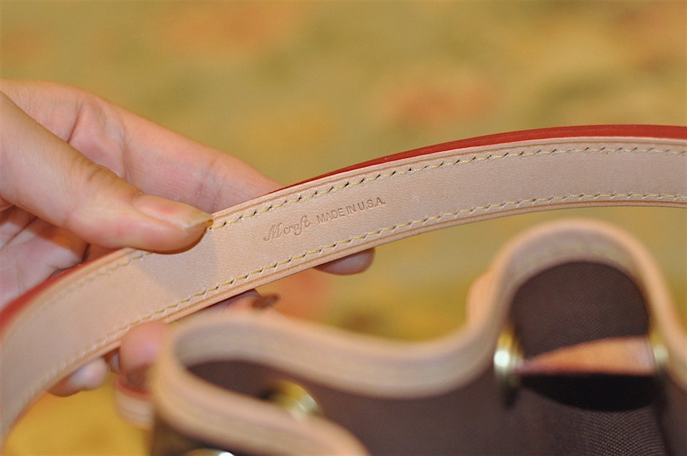 Mcraft 20mm Vachetta leather handle shoulder strap replacement