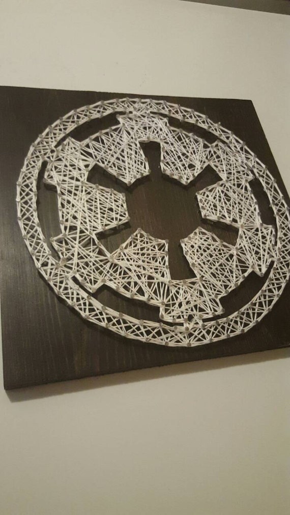 Star Wars String Art-The Empire Logo String Art-The Dark