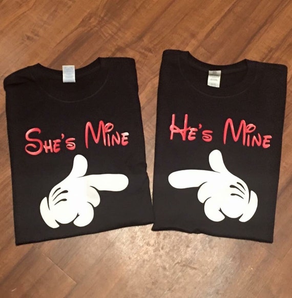 she's mine and he's mine shirts