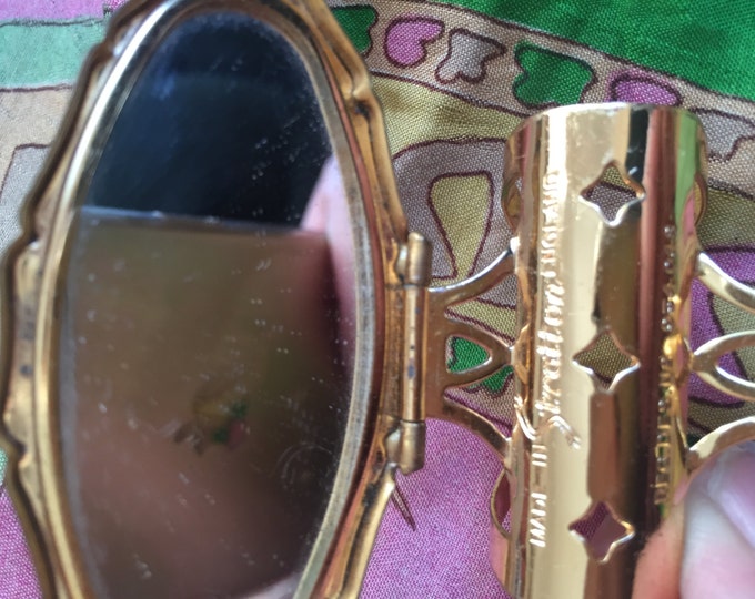 Stratton Vintage Lipstick Holder and Mirror. Lipview. Lipstick Holder.Lip Mirror. Compact Mirror. Vintage Stratton