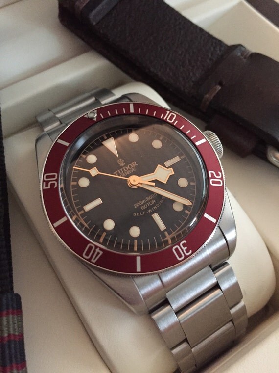 Perfect Tudor Black Bay Heritage Red Bezel by 221Baker on Etsy