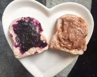 Mini Peanut Butter and Jelly Soap - Food Soap - Soap For Kids - Homemade Soap