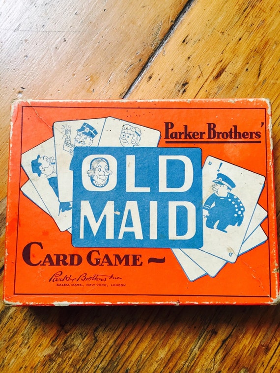 Vintage Parker Brothers Old Maid Card Game