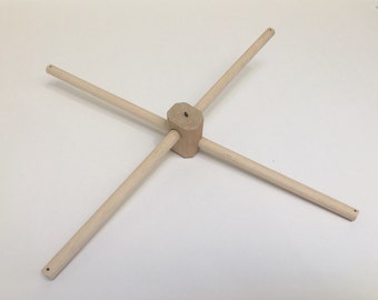 Wooden mobile frame, Wooden mobile hanger