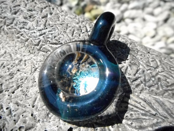heady glass pendant heady pendant dichroic glass with extra thick center lens - Heady Glass Pendants heady glass pendant heady pendant dichroic glass with extra thick center lens - Heady Glass Pendants