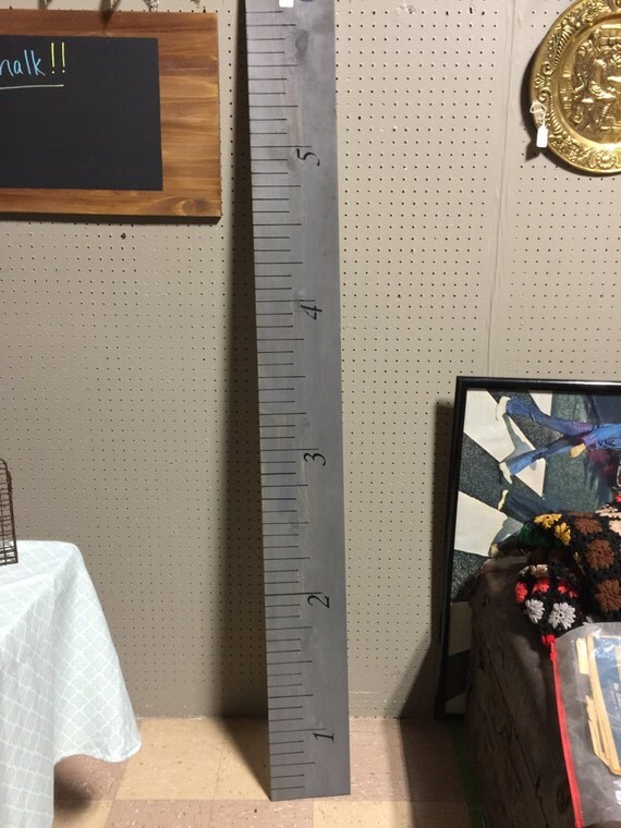 Wall Ruler vintage decor wooden ruler extra large by AnnieMaes2010