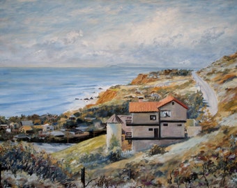 Fine Art Canvas Print Beach House Gallery Wrapped Ready to Hang