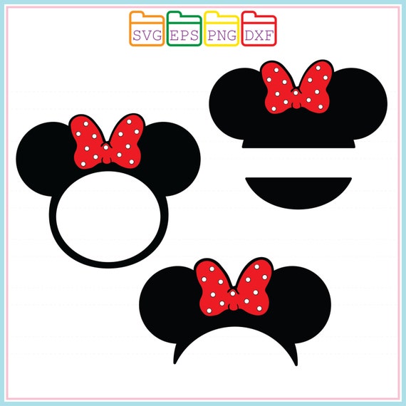 Download Minnie Mouse Monogram Svg Dxf Png Eps Cutting by ...