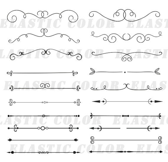 Download Divider svg clipart text divider vector decoration element