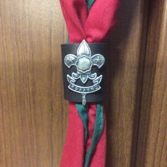 Handmade Boy Scout Neckerchief Slide by TwoFeatherCrafts on Etsy