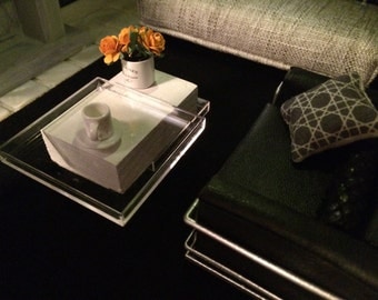 Modern dollhouse coffee table stacked design