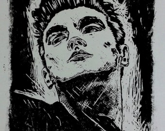 Morrisey Linocut
