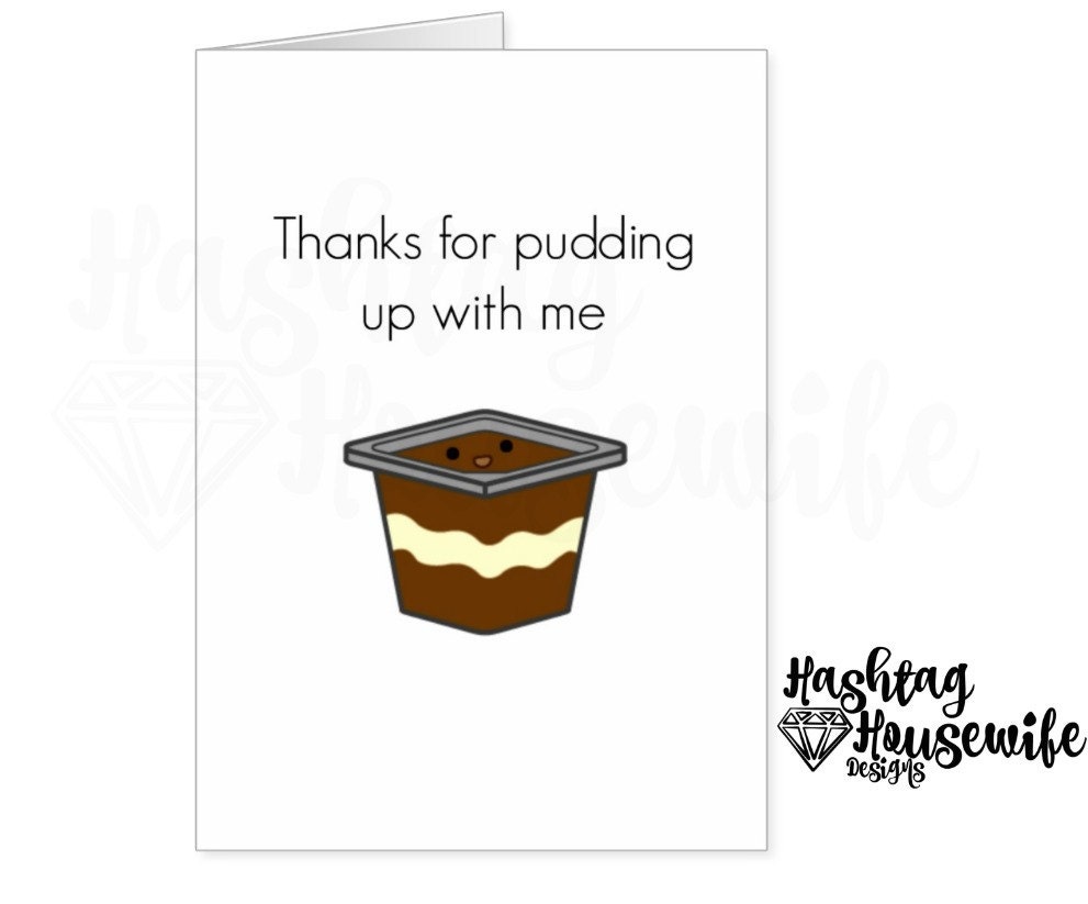 own free card create online your greeting me Thanks with Card pudding for Greeting Funny up
