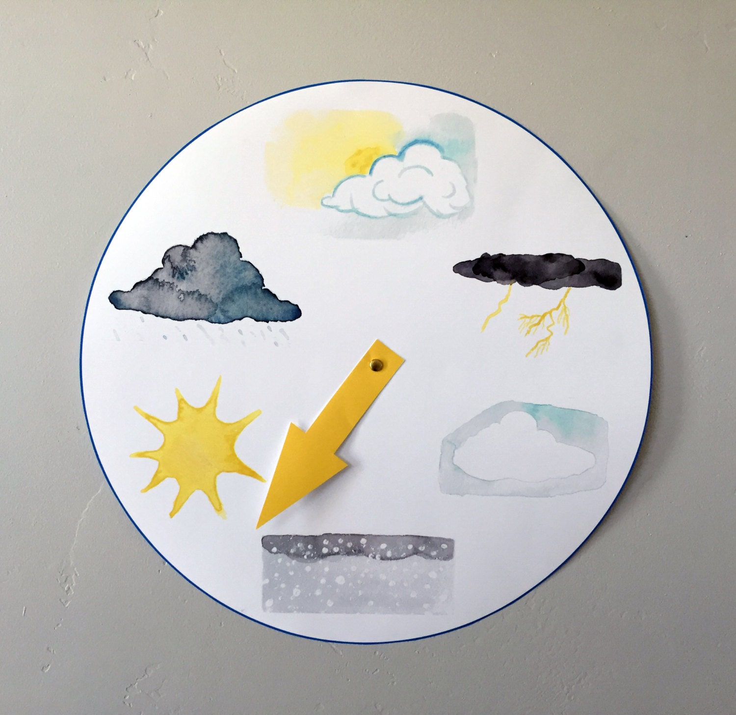 preschool weather chart joy school custom watercolor pdf