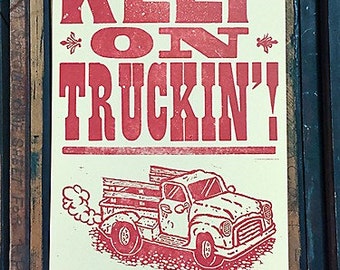 Keep on truckin | Etsy