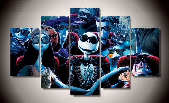 nightmare before christmas characters wall art by nightmare before christmas characters wall art by