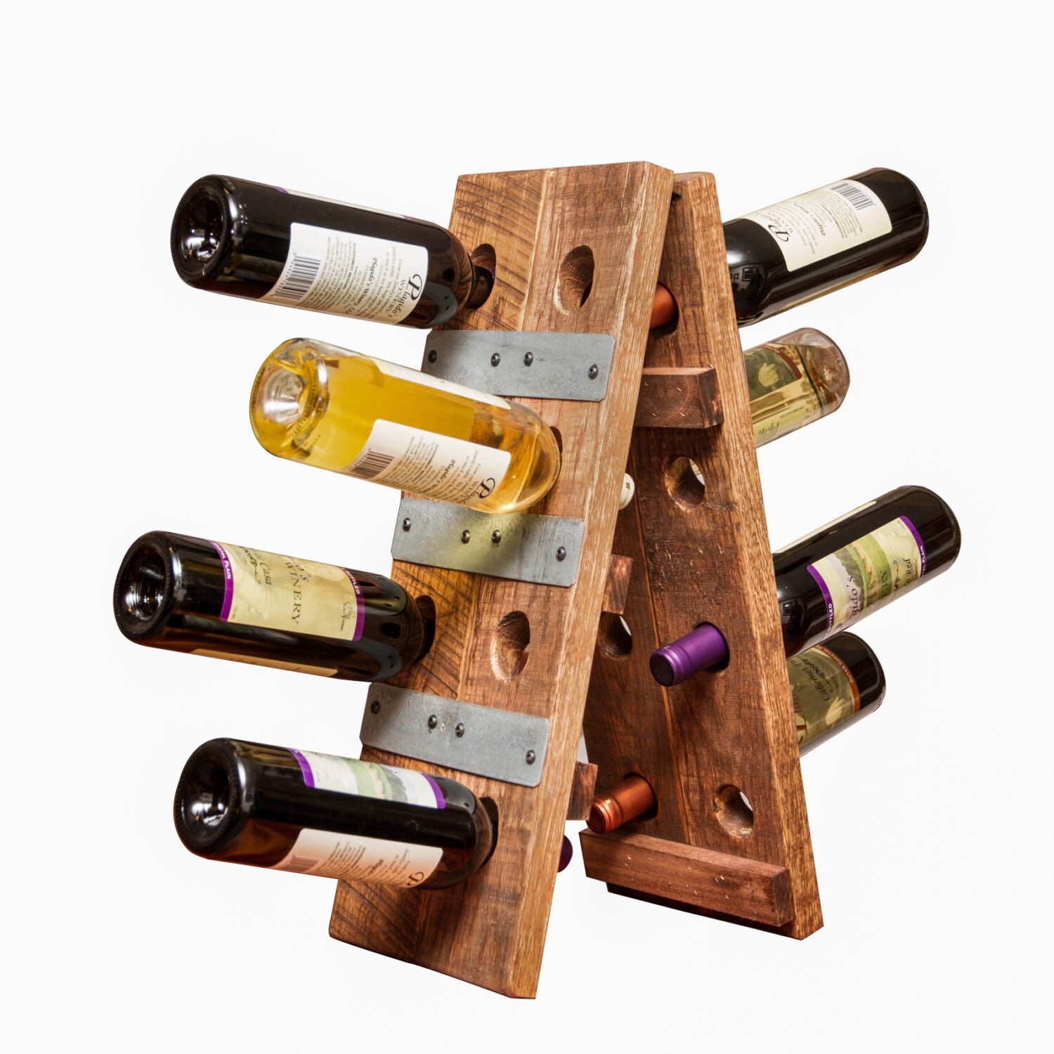 1043 Small Folding Riddling Wine Rack