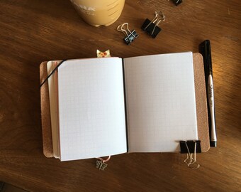 Items similar to Midori Travelers Notebook Inserts - Classic Blue Plaid ...