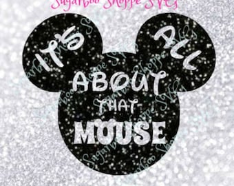 Mickey head SVG/Disney SVG File/It's all About that Mouse/Mickey Mouse Silhouette File/Instant Download/pdf/png/dxf/jpeg