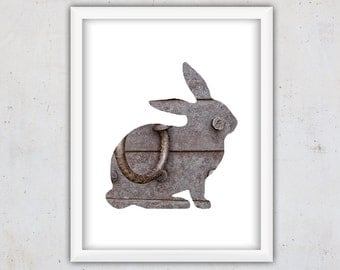 Bunny Print, Rabbit Print, Poster Photography Print, Bunny Downloadable, Digital Download Art, Animal Wall Art Print, Rabbit Photography