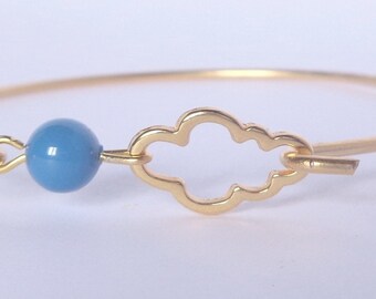 Bracelet band cloud and his Blue Pearl