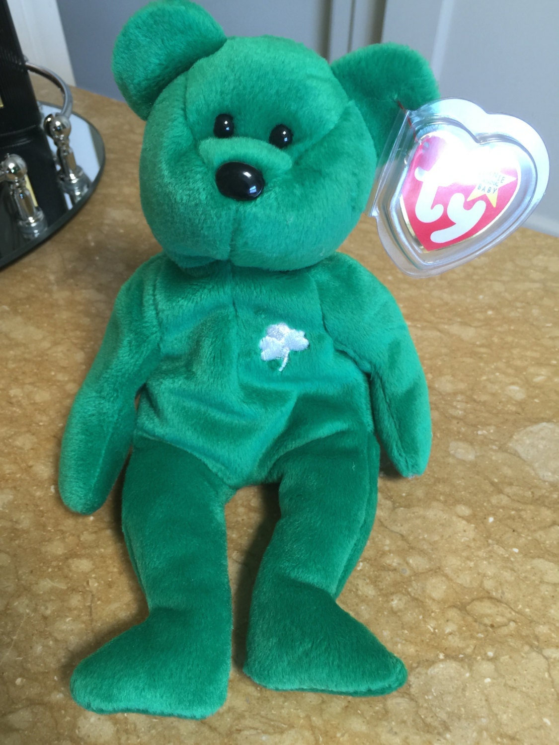 Rare First Edition 1997 Erin Beanie Baby Mint Condition With