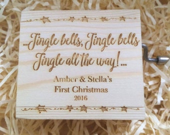 Wooden Music Box Personalised