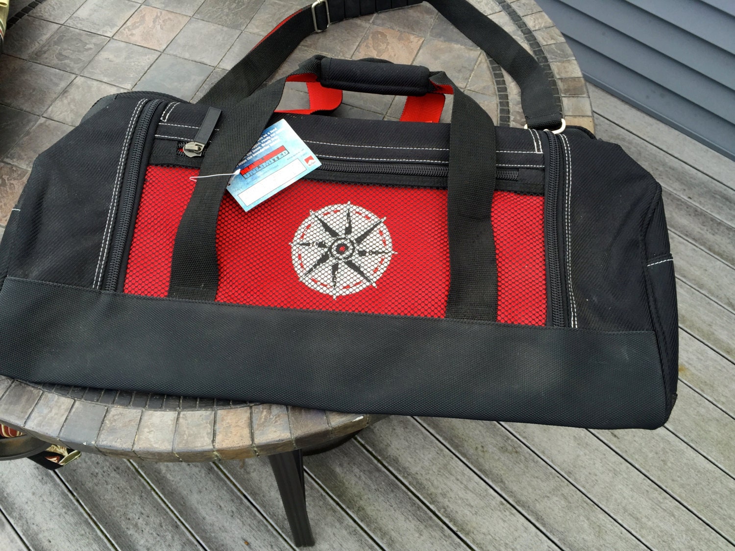 Vintage Marlboro Unlimited Gear Large Duffle Bag Compass