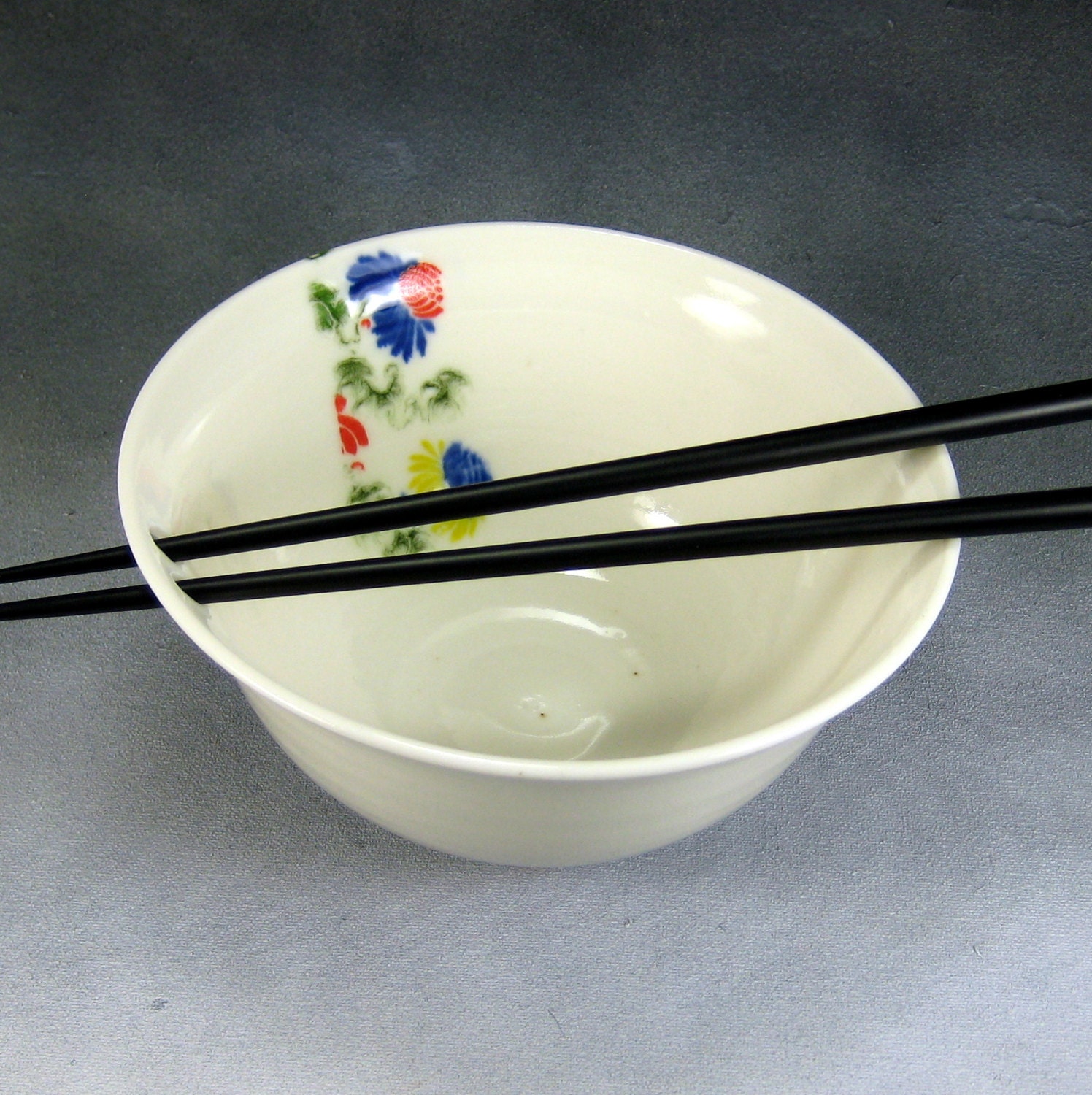 22 oz Multi Colored Chopstick Noodle Bowl Rice Bowl Soup