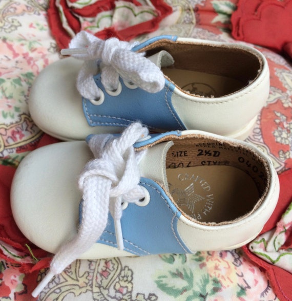Baby Blue Saddle Shoes