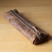 Leather Pencil Case // Zipper Pouch