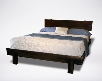 enso platform bed modern rustic asian twin full double queen king solid wood bed frame organic - Solid Wood Bed Frame Queen enso platform bed modern rustic asian twin full double queen king solid wood bed frame organic - Solid Wood Bed Frame Queen