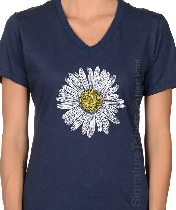 Plus Size Daisy T Shirt Graphic Tees Flower daisies