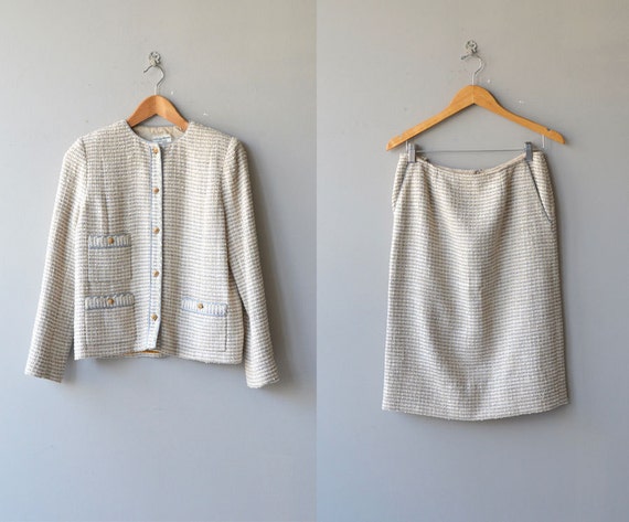 Chanel suit | vintage boucle jacket and skirt