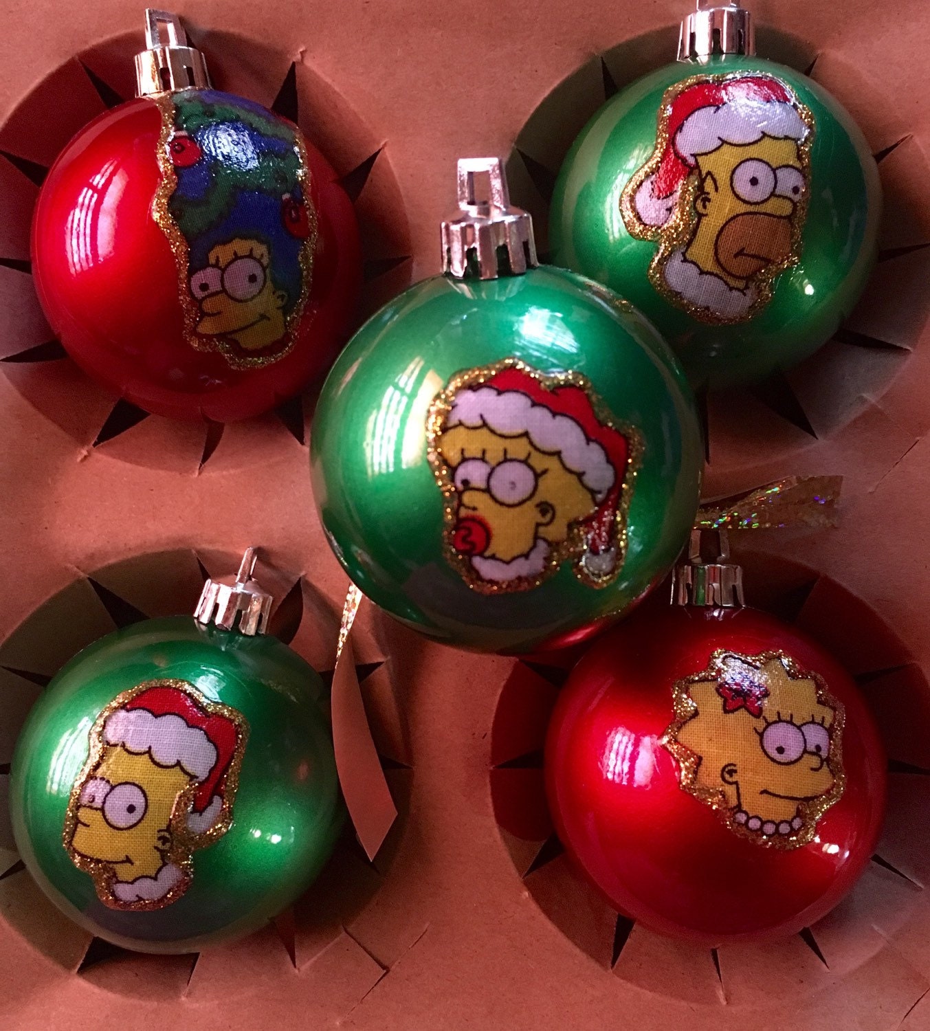 simpsons christmas figures