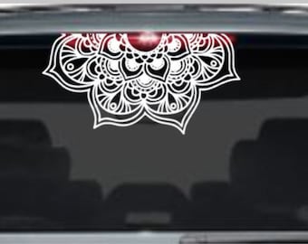Mandala Car Decal - Mandala Sticker - Mandala Decal - Vinyl Decal