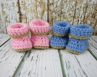 Crochet baby shoes | Etsy