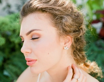 Renee Crystal Stud Earrings