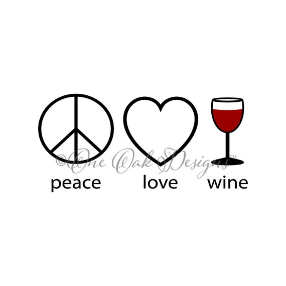 Free Free 208 Peace Love And Wine Svg SVG PNG EPS DXF File