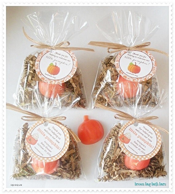 Pumpkin Baby Shower Favors Our Little Pumpkin Party Favors Lil
